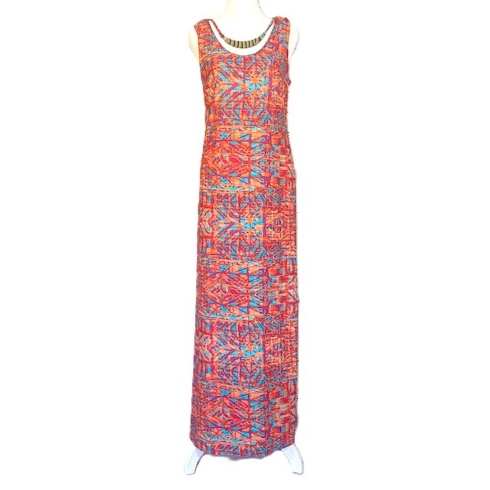 Karin Stevens Summer Maxi dress Women's Small sleeveless casual wedding party